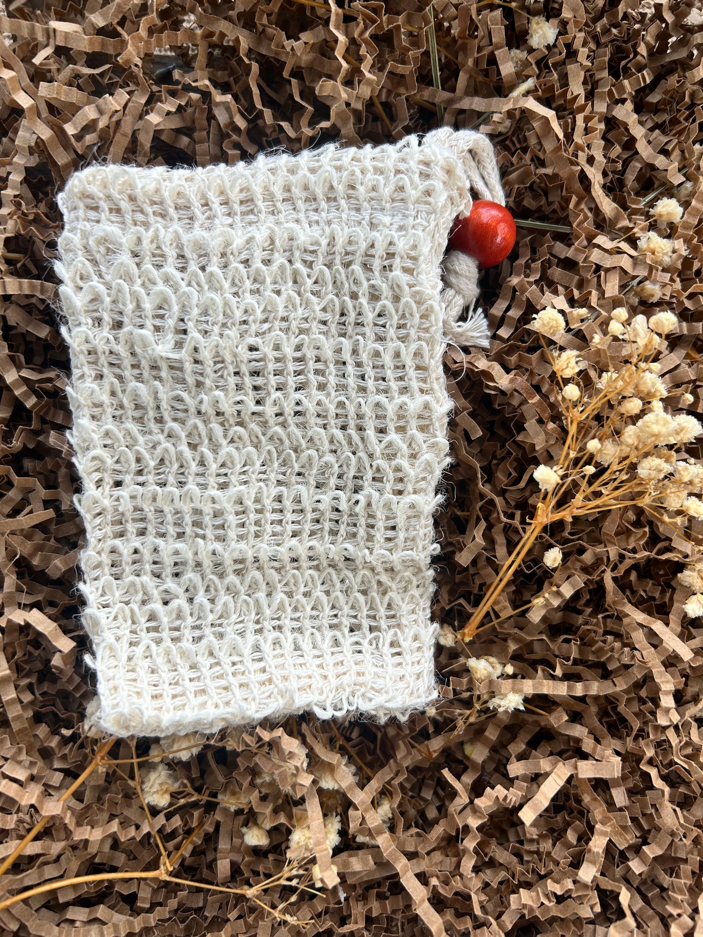 Natural Sisal Soap Pouch | The Happy Otter